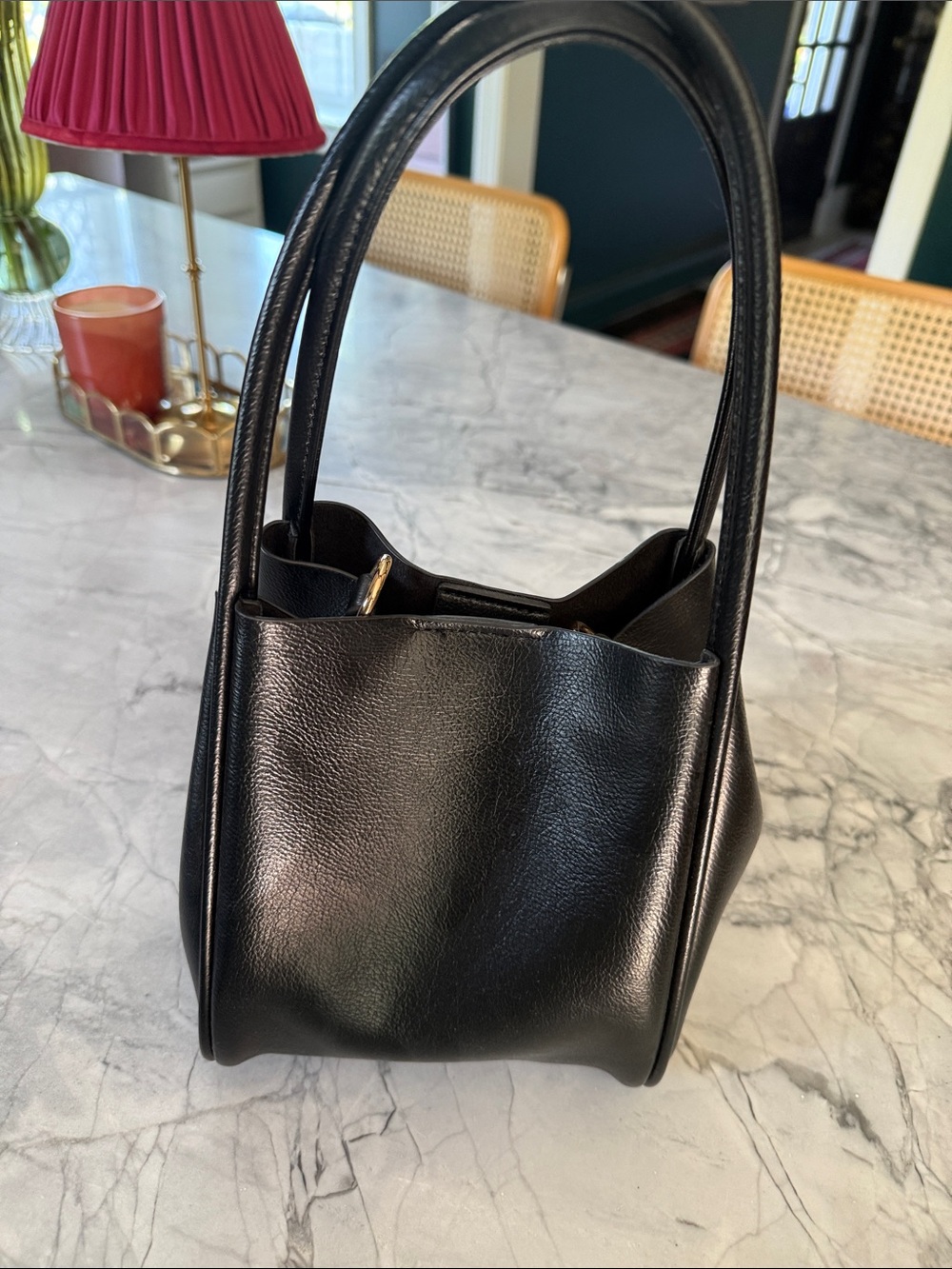 Anthropologie The Hollace Tote Mini Edition Bag in Black - Picture 2 of 9